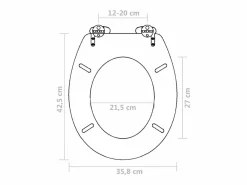 Asiento de inodoro con tapa de cierre suave MDF 02_0002875^Helloshop26 Best