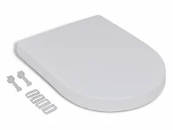 Asiento de inodoro cuadrado con tapa de cierre suave 02_0002890^Helloshop26 Discount