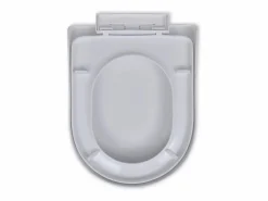Asiento de inodoro cuadrado con tapa de cierre suave 02_0002890^Helloshop26 Discount