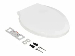 Helloshop26 Asiento de inodoro de cierre suave y liberación rápida 02_0002910 Blanco Online