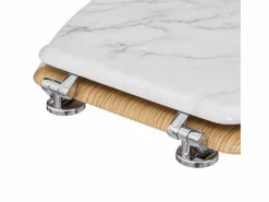 Asiento de inodoro de madera con efecto mármol^5five