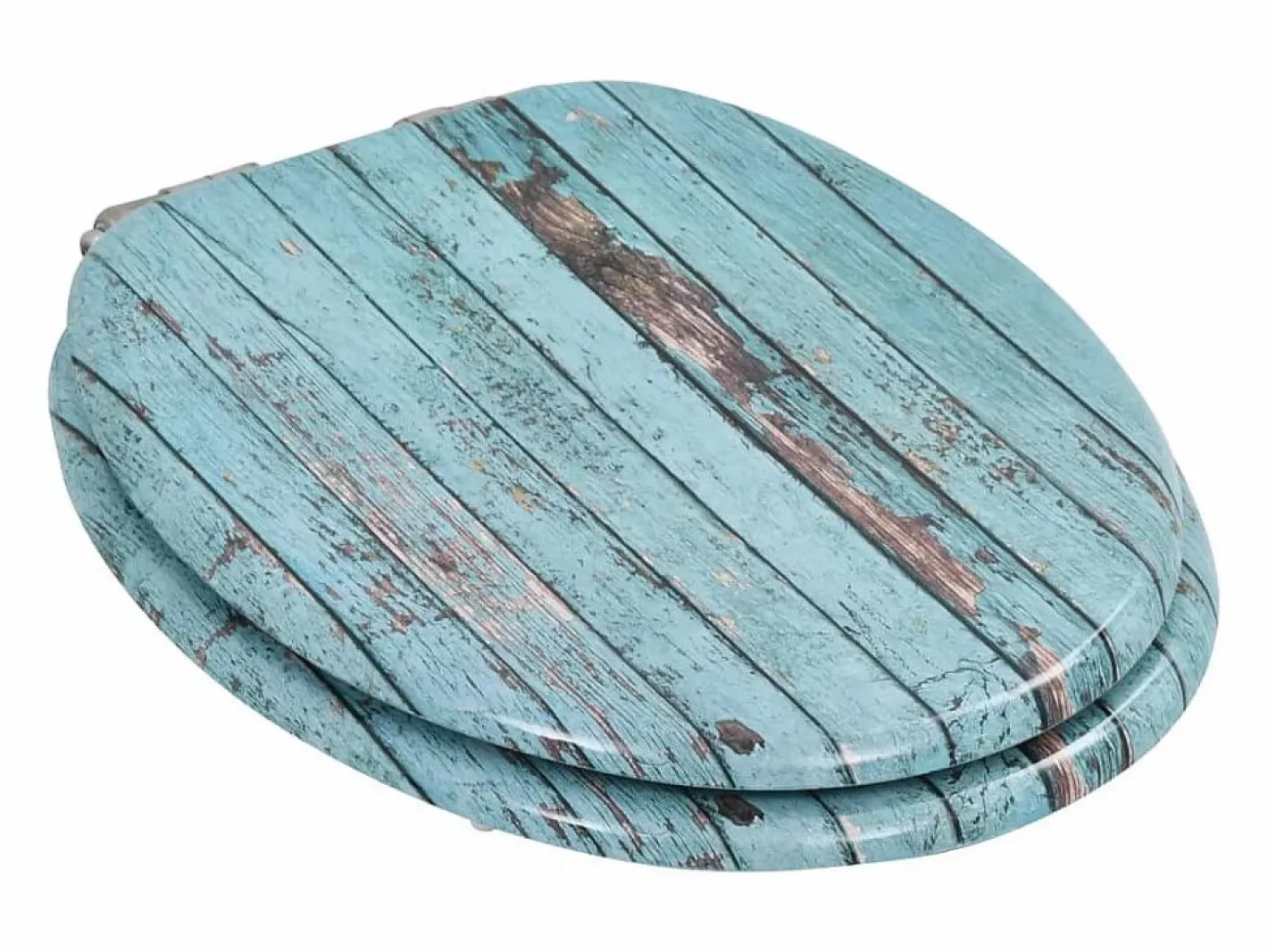Helloshop26 Tapa De Inodoro|Asiento de inodoro de MDF con tapa de cierre suave acabado madera envejecida 02_0002901