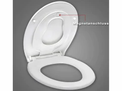 Helloshop26 Tapa De Inodoro|Asiento de inodoro familiar con asiento para niños asiento de inodoro de plástico con cierre automático 19_0000682