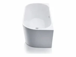Bañera acrílica blanca, 245L, 170 x 75 x 58 cm, DIVINA^Shower & Design Sale