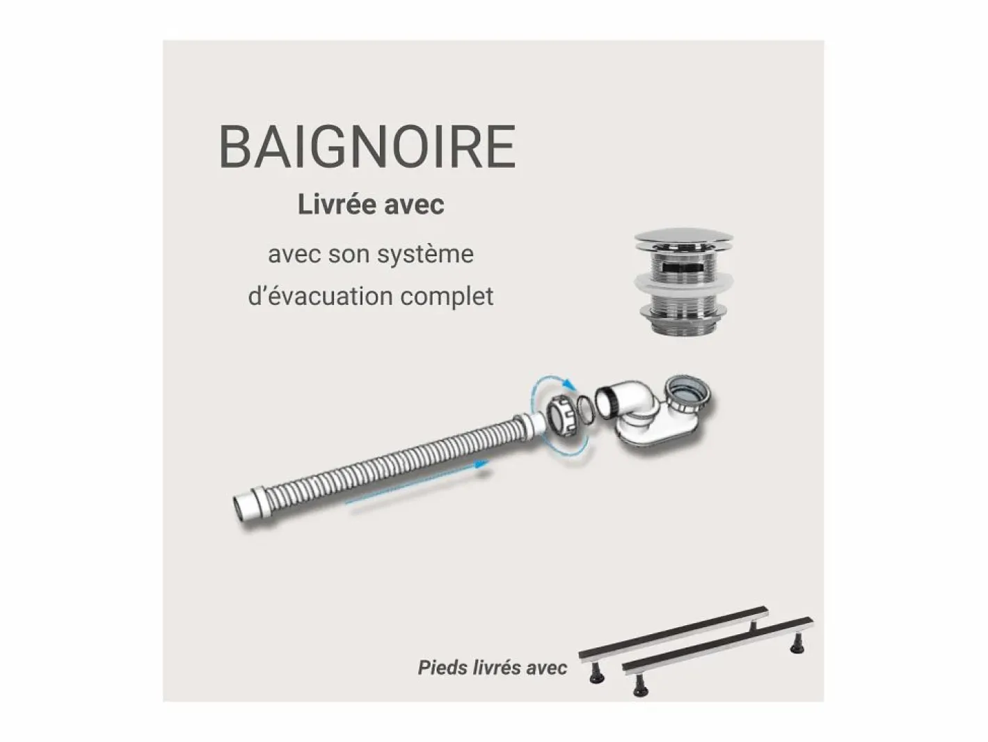 Bañera Rinconera|Bañera Semi Exenta|Bañera acrílica semiexenta blanca de 170 cm - Esquina izquierda FORMA