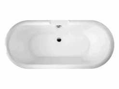 ROGIER & MOTHES Bañera con patas CHELSEA 170 cm patas ÁGUILA NEGRAS Negro / Blanco Best