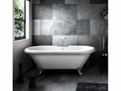 ROGIER & MOTHES Bañera Con Patas|Bañera con patas CHELSEA 154 cm patas ÁGUILA NEGRAS