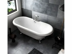 ROGIER & MOTHES Bañera Con Patas|Bañera con patas CHELSEA 154 cm patas LEÓN NEGRAS