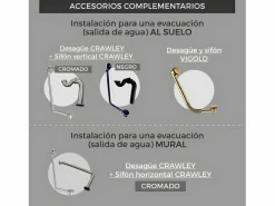 Bañera con patas CHELSEA 154 cm patas ÁGUILA COBRE ENVEJECIDO^ROGIER & MOTHES Outlet