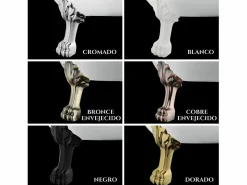 Bañera con patas CHELSEA 170 cm patas LEÓN BRONCE ENVEJECIDO^ROGIER & MOTHES Online