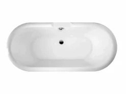 ROGIER & MOTHES Bañera con patas CHELSEA 170 cm patas LEÓN COBRE ENVEJECIDO Blanco New