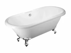 ROGIER & MOTHES Bañera Con Patas|Bañera con patas CHELSEA 170 cm patas ÁGUILA CROMADAS