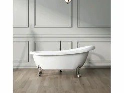 ROGIER & MOTHES Bañera con patas RICHMOND 155 cm patas ÁGUILA COBRE ENVEJECIDO Blanco / Cobrizo Clearance