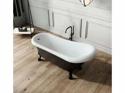 Bañera con patas RICHMOND NEGRA 171 cm patas LEÓN BRONCE ENVEJECIDO^ROGIER & MOTHES Online
