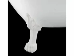 ROGIER & MOTHES Bañera con patas SURRY HILLS 165 cm patas LEÓN BLANCAS Blanco New