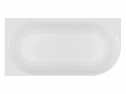 Bañera de esquina - 240L - mate - Acrílico - Esquina izquierda - 170cm - BARBORI^Shower & Design Online