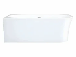 Shower & Design Bañera de esquina izquierda - 228 L - 170 x 75 x 59 cm - Blanca - Acrílico - PONTICOLA Blanco Hot