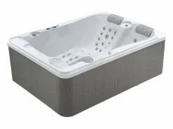 VOGUE SPA Bañera de hidromasaje 3 pl blanca - 65 jets - 200 x Prof. 160 x Alt. 80 cm - Sistema BALBOA - FIDJI V Blanco Hot
