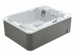 VOGUE SPA Bañera de hidromasaje 3 pl blanca - 65 jets - 200 x Prof. 160 x Alt. 80 cm - Sistema BALBOA - FIDJI V Blanco Hot