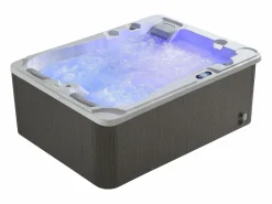 VOGUE SPA Bañera de hidromasaje 3 pl blanca - 65 jets - 200 x Prof. 160 x Alt. 80 cm - Sistema BALBOA - FIDJI V Blanco Hot