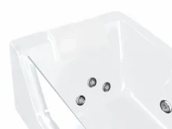 Shower & Design Bañera De Hidromasaje|Bañera Rinconera|Bañera de hidromasaje 1 plaza 263L ángulo izquierdo ARIA