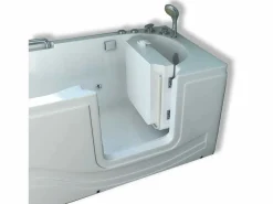 ELITESHOPPING Bañera De Hidromasaje|Bañera Rinconera|Bañera de hidromasaje con puerta la derecha 153 x 76 cm – Pansy