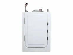 Bañera de hidromasaje con puerta - 1 plaza - 220L - 101,5 x 69 x 99 cm - BARUVA^Shower & Design Clearance