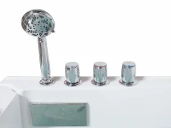 Bañera de hidromasaje con puerta - 1 plaza - 220L - 101,5 x 69 x 99 cm - BARUVA^Shower & Design Clearance