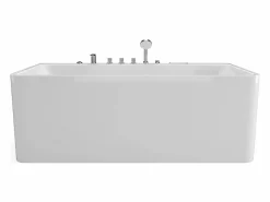 Bañera de hidromasaje semi-exenta , 1 plaza, 170 x 58.3 x Prof. 74 cm, KIRANA^Shower & Design Hot