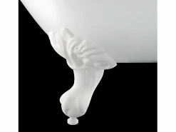 ROGIER & MOTHES Bañera de Hierro PLYMOUTH blanca 170 cm Patas BLANCAS Blanco Hot