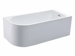 Bañera ducha con mampara corredera, 240 L, ángulo derecho, ANIKA^Shower & Design Discount