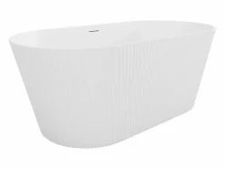 Shower & Design Bañera exenta - 255 L - 149 x 73 x 58 cm - mate - Acrílico - COBIANA Blanco