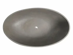 Bañera exenta asimétrica de cemento 160 x 97,5 x 58 cm - IVANOVO^Shower & Design Best