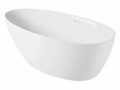 Bañera exenta BAÏA de acrílico de 170 cm Blanco Discount