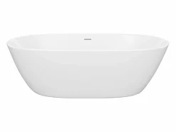 Shower & Design Bañera exenta blanca - 217 L - acrílico - 180 x 75 x 57 cm - SAROFA Blanco Clearance