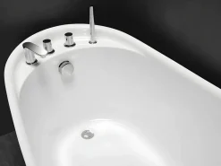 Bañera exenta blanca - 1 plaza - 181 L - Ancho 150 x Prof. 75 x Alt. 70 cm - NATALIA^Shower & Design Clearance