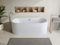 Bañera exenta blanca - acrílico - 170 x 75 X 58 cm - KATOUCHA^Shower & Design Sale