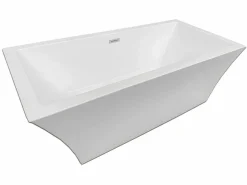 Bañera exenta blanca 170 X 80 cm + Grifería columna - Heaven^ELITESHOPPING Clearance