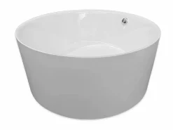 Bañera exenta blanca diámetro 134 X 60 cm - Mercy^ELITESHOPPING Online