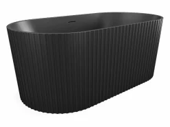 Bañera exenta de acrílico, mate, 220L, 150 x 75 x 58 cm, ALIENA^Shower & Design