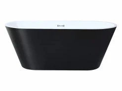Bañera exenta design negra, acrílico, 150 x 70 x 58 cm, TWIGGY^Shower & Design Discount