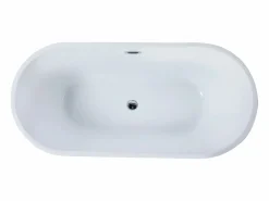 Bañera exenta design negra, acrílico, 150 x 70 x 58 cm, TWIGGY^Shower & Design Discount