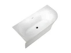 STANO Bañera Rinconera|Bañera Semi Exenta|Bañera exenta ELIZABETH 170 cm Angulo a la derecha