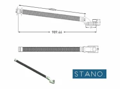 STANO Bañera Exenta|Bañera exenta FINDLAY Anti-Slide 149 cm