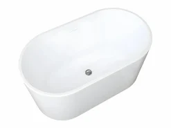 Bañera exenta ovalada - 180 L - 130 x 71 x 58 cm - - Acrílico - APOGON^Shower & Design Outlet