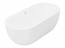 Shower & Design Bañera exenta ovalada blanca de 234 L, 173 x 78 x 57 cm, NEPTUNA Blanco Online