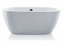 Bañera exenta ovalada blanca en isla, 178L, 150 x 75 x 58 cm, ADRINA^Shower & Design Online