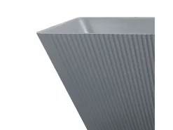 Bañera Exenta|Bañera exenta rectangular de 170x75 cm gris mate Arkoi Moon