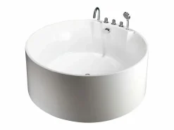 Shower & Design Bañera Exenta|Bañera exenta redonda de acrílico 150x150x58 cm LINDA