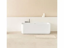 SANYCCES Bañera Exenta|Bañera exenta TRENTO MURO | 175 cm - Con grifo sobre Borde